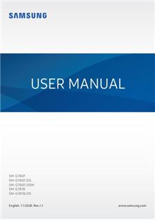Samsung Galaxy S20 FE manual. Camera Instructions.